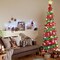 5 Ft Pop Up Christmas Tree with 50 Lights(Red a)15"D x 15"W x 60"H